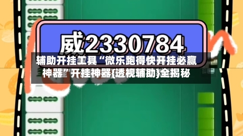 辅助开挂工具“微乐跑得快开挂必赢神器”开挂神器{透视辅助}全揭秘-第2张图片