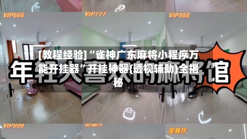 [教程经验]“雀神广东麻将小程序万能开挂器”开挂神器{透视辅助}全揭秘-第2张图片