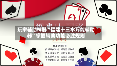 玩家辅助神器“福建十三水万能辅助器	”掌握辅助功能必胜规则-第2张图片