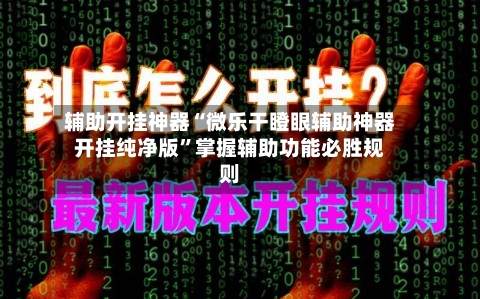辅助开挂神器“微乐干瞪眼辅助神器开挂纯净版”掌握辅助功能必胜规则-第2张图片