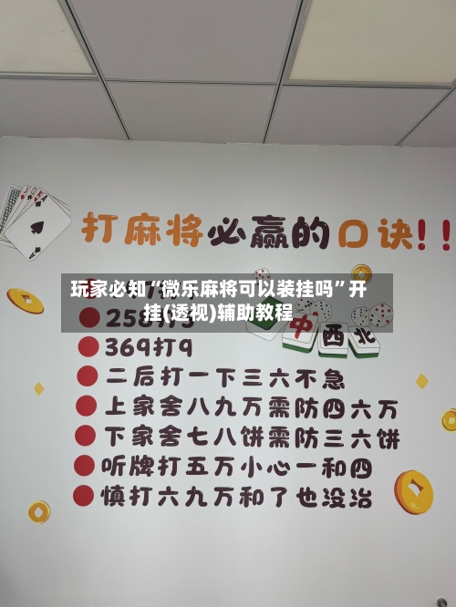 玩家必知“微乐麻将可以装挂吗	”开挂(透视)辅助教程-第2张图片