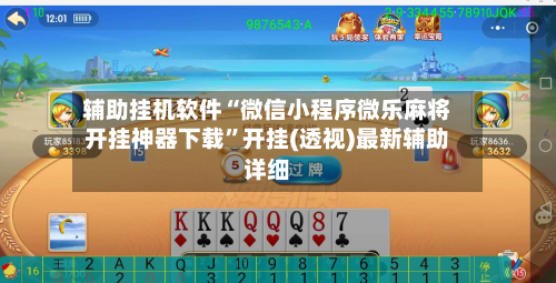 辅助挂机软件“微信小程序微乐麻将开挂神器下载”开挂(透视)最新辅助详细-第3张图片