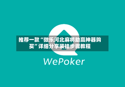 推荐一款“微乐河北麻将助赢神器购买”详细分享装挂步骤教程-第2张图片