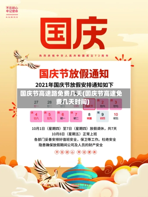 国庆节高速路免费几天(国庆节高速免费几天时间)