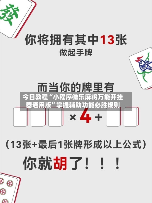 今日教程“小程序微乐麻将万能开挂器通用版	”掌握辅助功能必胜规则-第2张图片