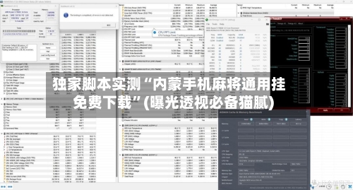 独家脚本实测“内蒙手机麻将通用挂免费下载”(曝光透视必备猫腻)-第2张图片