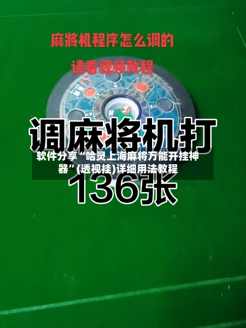 软件分享“哈灵上海麻将万能开挂神器	”(透视挂)详细用法教程-第2张图片