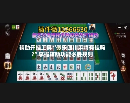 辅助开挂工具“微乐四川麻将有挂吗?	”掌握辅助功能必胜规则-第2张图片