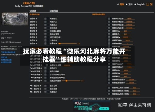 玩家必看教程“微乐河北麻将万能开挂器”细辅助教程分享-第3张图片