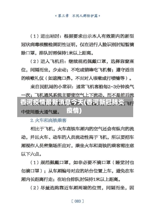 香河疫情最新消息今天(香河新冠肺炎疫情)