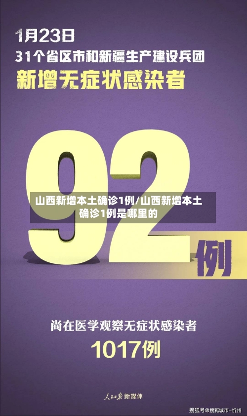 山西新增本土确诊1例/山西新增本土确诊1例是哪里的-第3张图片