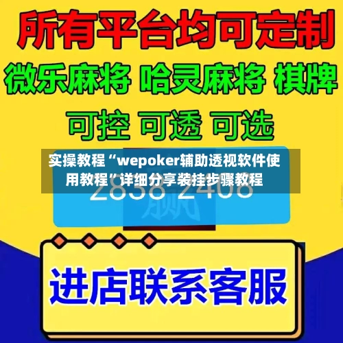 实操教程“wepoker辅助透视软件使用教程	”详细分享装挂步骤教程-第2张图片