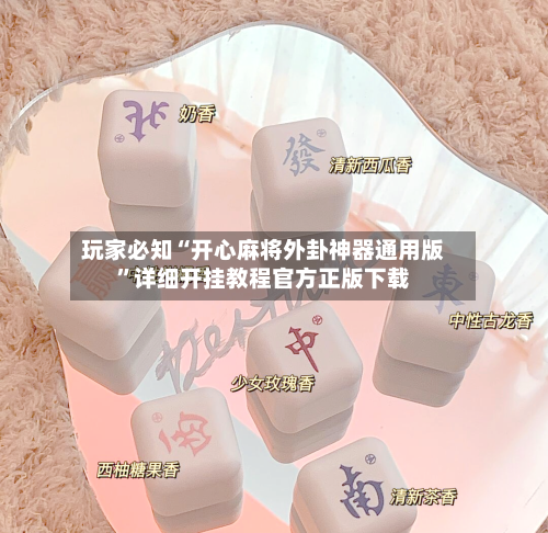 玩家必知“开心麻将外卦神器通用版”详细开挂教程官方正版下载-第3张图片