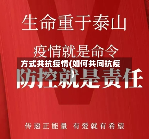 方式共抗疫情(如何共同抗疫)