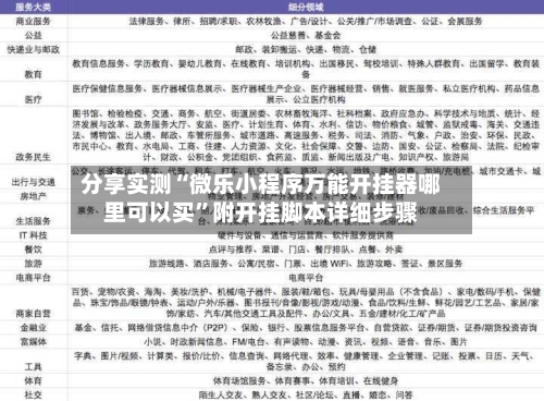 分享实测“微乐小程序万能开挂器哪里可以买”附开挂脚本详细步骤-第3张图片