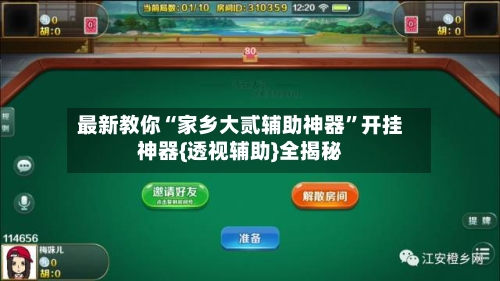 最新教你“家乡大贰辅助神器”开挂神器{透视辅助}全揭秘-第2张图片