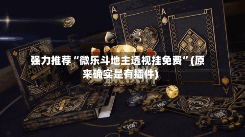 强力推荐“微乐斗地主透视挂免费”(原来确实是有插件)-第3张图片