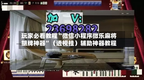 玩家必看教程“微信小程序微乐麻将胡牌神器”（透视挂）辅助神器教程-第3张图片