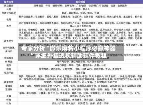 专家分析“微乐麻将小程序必赢神器”详细外挂透视辅助软件教程-第2张图片