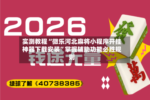 实测教程“微乐河北麻将小程序开挂神器下载安装	”掌握辅助功能必胜规则-第2张图片