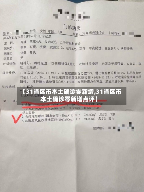 【31省区市本土确诊零新增,31省区市本土确诊零新增点评】