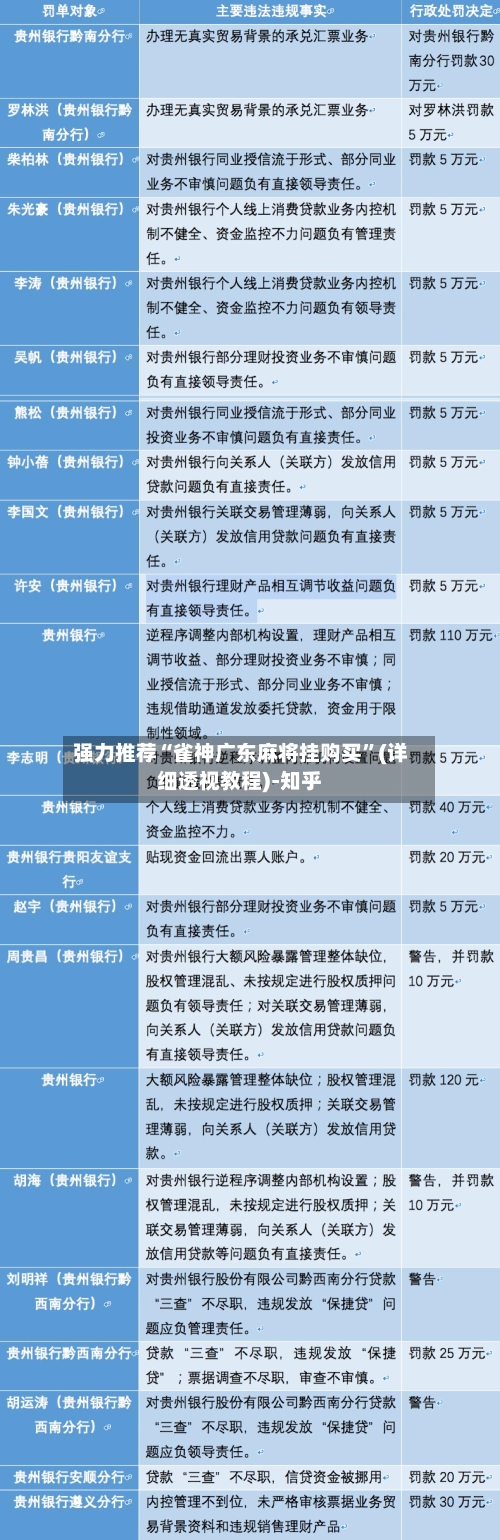 强力推荐“雀神广东麻将挂购买”(详细透视教程)-知乎-第2张图片