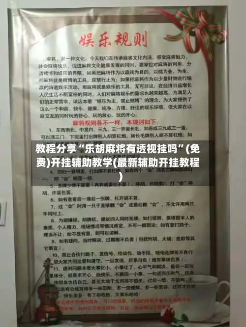 教程分享“乐胡麻将有透视挂吗”(免费)开挂辅助教学(最新辅助开挂教程)-第3张图片