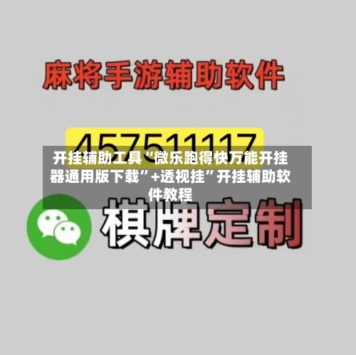 开挂辅助工具“微乐跑得快万能开挂器通用版下载”+透视挂”开挂辅助软件教程-第2张图片