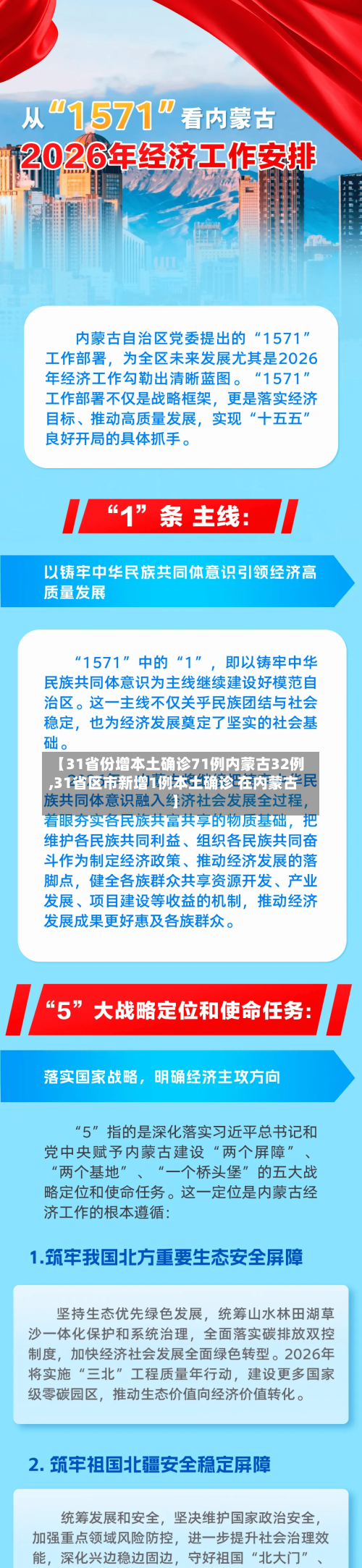 【31省份增本土确诊71例内蒙古32例,31省区市新增1例本土确诊 在内蒙古】