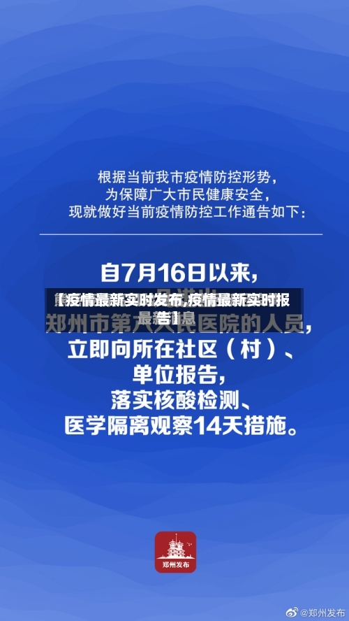 【疫情最新实时发布,疫情最新实时报告】