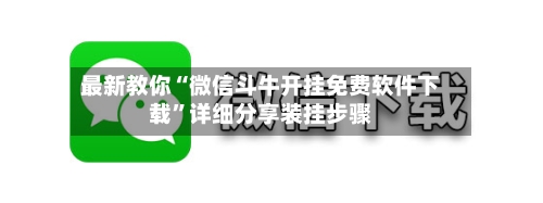 最新教你“微信斗牛开挂免费软件下载”详细分享装挂步骤-第3张图片