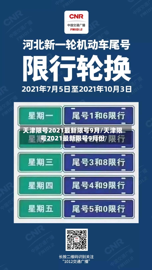天津限号2021最新限号9月/天津限号2021最新限号9月份-第3张图片
