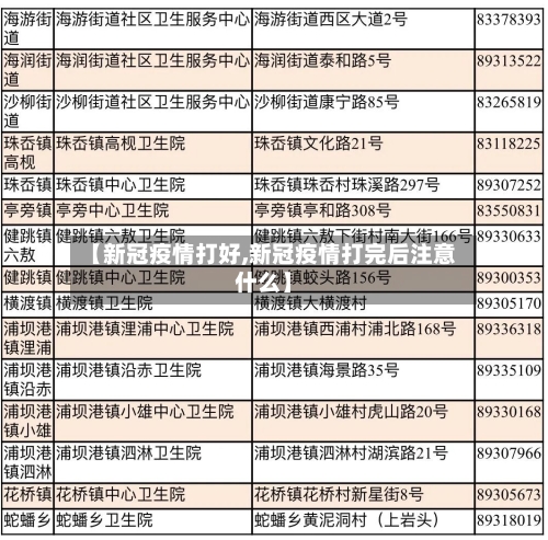 【新冠疫情打好,新冠疫情打完后注意什么】