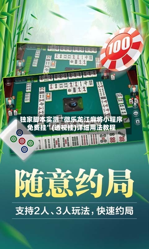 独家脚本实测“微乐龙江麻将小程序免费挂”(透视挂)详细用法教程-第2张图片