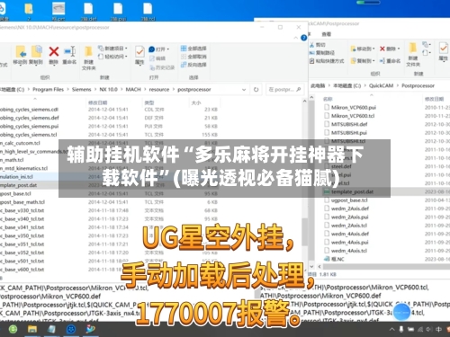 辅助挂机软件“多乐麻将开挂神器下载软件”(曝光透视必备猫腻)