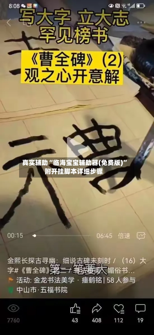 真实辅助“临海宝宝辅助器(免费版)	”附开挂脚本详细步骤-第2张图片