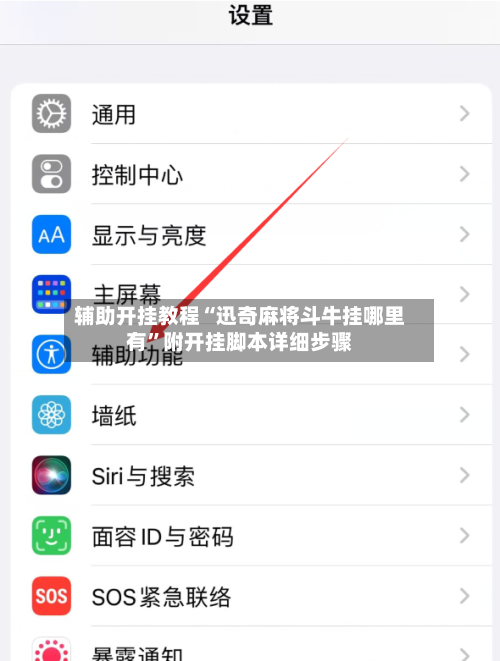 辅助开挂教程“迅奇麻将斗牛挂哪里有	”附开挂脚本详细步骤-第3张图片