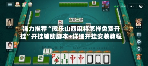 强力推荐“微乐山西麻将怎样免费开挂”开挂辅助脚本+详细开挂安装教程-第3张图片