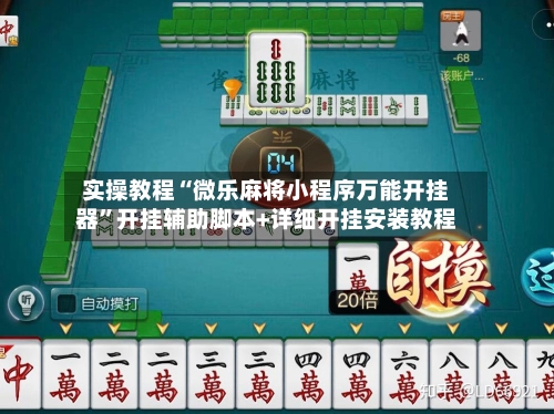 实操教程“微乐麻将小程序万能开挂器”开挂辅助脚本+详细开挂安装教程-第3张图片