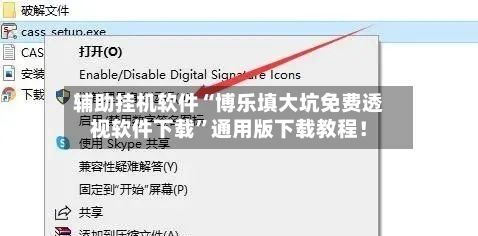 辅助挂机软件“博乐填大坑免费透视软件下载”通用版下载教程！-第2张图片