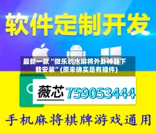 最新一款“微乐划水麻将外卦神器下载安装	”(原来确实是有插件)-第2张图片