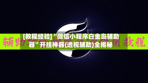 [教程经验]“微信小程序白金岛辅助器	”开挂神器{透视辅助}全揭秘-第2张图片