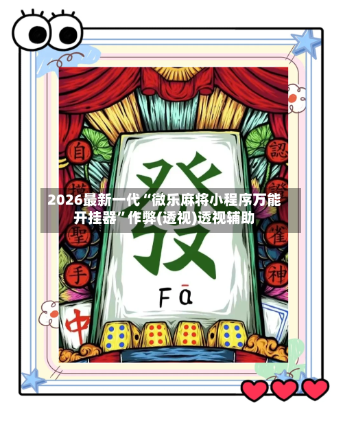 2026最新一代“微乐麻将小程序万能开挂器	”作弊(透视)透视辅助-第2张图片