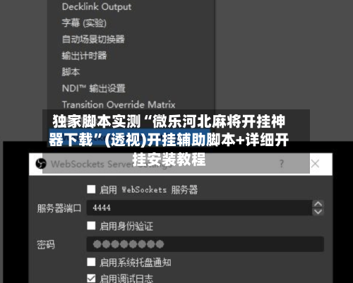 独家脚本实测“微乐河北麻将开挂神器下载	”(透视)开挂辅助脚本+详细开挂安装教程-第2张图片