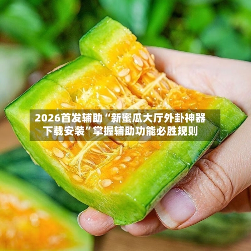 2026首发辅助“新蜜瓜大厅外卦神器下载安装”掌握辅助功能必胜规则