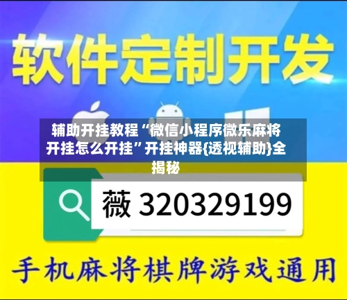 辅助开挂教程“微信小程序微乐麻将开挂怎么开挂”开挂神器{透视辅助}全揭秘-第2张图片