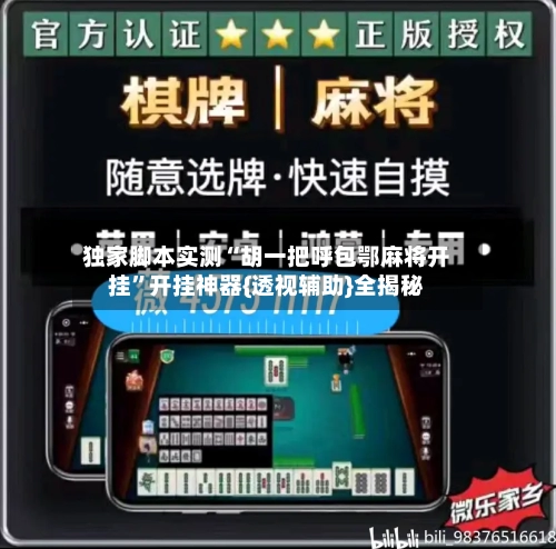 独家脚本实测“胡一把呼包鄂麻将开挂	”开挂神器{透视辅助}全揭秘-第3张图片