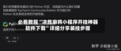 必看教程“决胜麻将小程序开挂神器软件下载	”详细分享装挂步骤-第2张图片