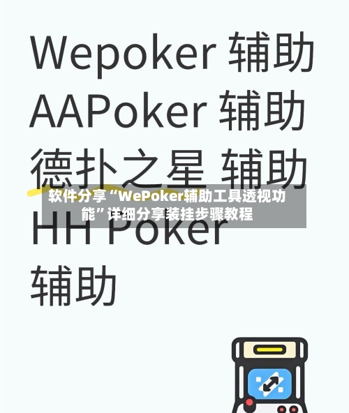 软件分享“WePoker辅助工具透视功能	”详细分享装挂步骤教程-第2张图片