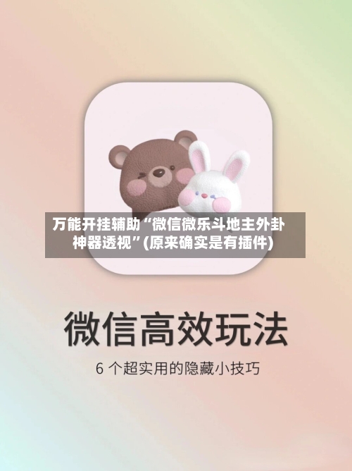 万能开挂辅助“微信微乐斗地主外卦神器透视	”(原来确实是有插件)-第2张图片